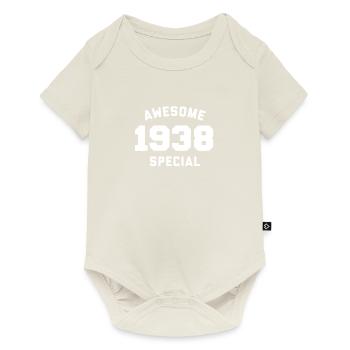 Funny Birthday Awesome Special 1938 - Baby Premium short-sleeve bodysuit - off white - Front