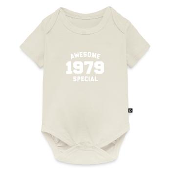 Funny Birthday Awesome Special 1979 - Baby Premium short-sleeve bodysuit - off white - Front