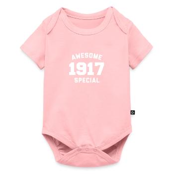 Drôle d’anniversaire Génial Spécial 1917 - Body à manches courtes Premium Bébé - rose - Devant