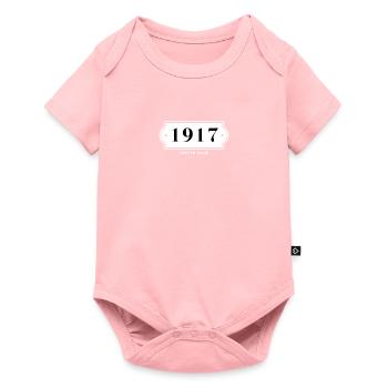 Drôle d’anniversaire numéro limité 1917 - Body à manches courtes Premium Bébé - rose - Devant