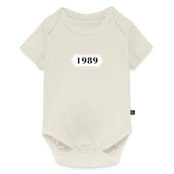 Funny Birthday Limited Numéro 1989 - Body à manches courtes Premium Bébé - blanc cassé - Devant