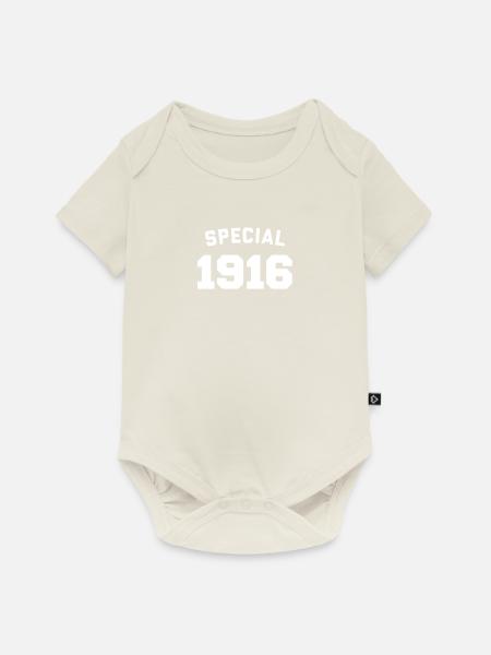 Funny Birthday Special 1916 - Baby Premium short-sleeve bodysuit - off white