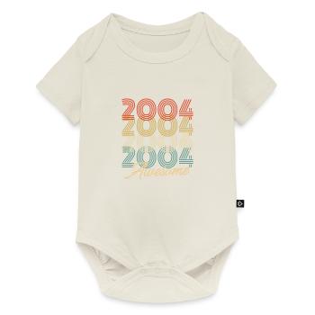 Funny Birthday Awesome 2004 - Baby Premium short-sleeve bodysuit - off white - Front