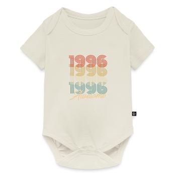 Drôle d’anniversaire génial 1996 - Body à manches courtes Premium Bébé - blanc cassé - Devant