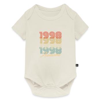 Funny Birthday Awesome 1998 - Baby Premium short-sleeve bodysuit - off white - Front