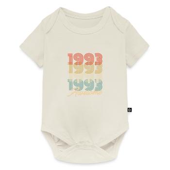 Funny Birthday Awesome 1993 - Baby Premium short-sleeve bodysuit - off white - Front
