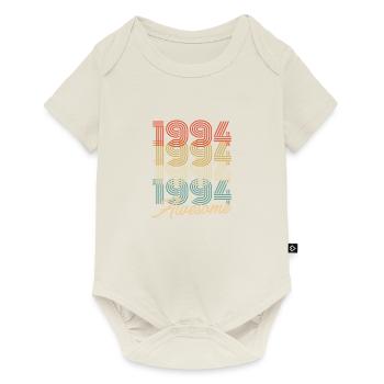 Funny Birthday Awesome 1994 - Baby Premium short-sleeve bodysuit - off white - Front