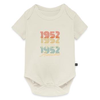 Funny Birthday Awesome 1952 - Baby Premium short-sleeve bodysuit - off white - Front