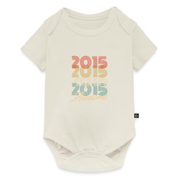 Funny Birthday Awesome 2015 - Baby Premium short-sleeve bodysuit - off white - Front