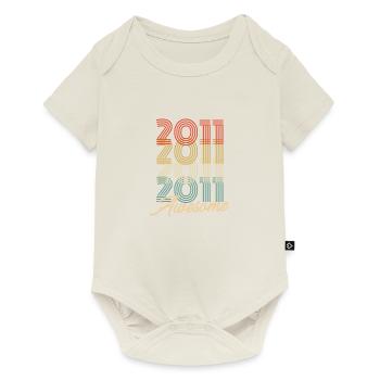 Funny Birthday Awesome 2011 - Baby Premium short-sleeve bodysuit - off white - Front