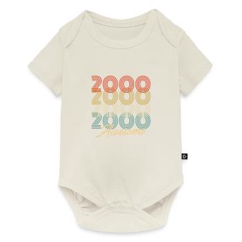 Funny Birthday Awesome 2000 - Baby Premium short-sleeve bodysuit - off white - Front