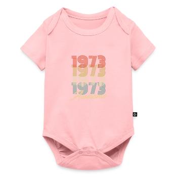 Funny Birthday Awesome 1973 - Baby Premium short-sleeve bodysuit - rose - Front