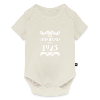 Best Husband Since 1923 Wedding Anniversary - Baby Premium short-sleeve bodysuit - off white - Front