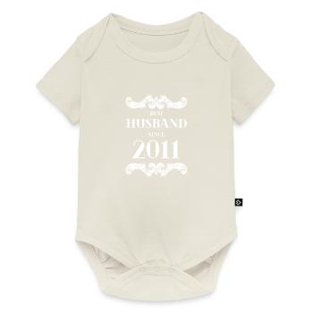 Best Husband Since 2011 Wedding Anniversary - Baby Premium short-sleeve bodysuit - off white - Front