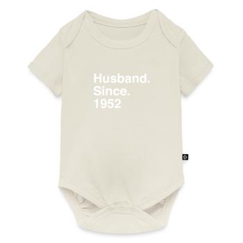 Jubiläumsehemann seit 1952 Hochzeit - Baby Premium Kurzarmbody - Naturweiß - Vorne