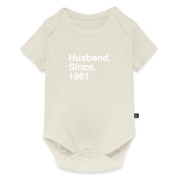 Anniversary Husband Since 1961 Wedding - Baby Premium short-sleeve bodysuit - off white - Front