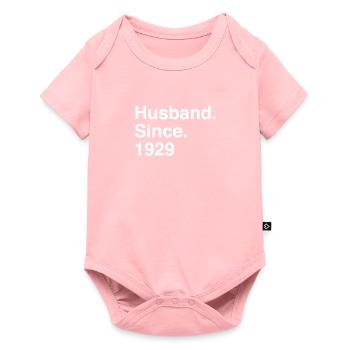 Anniversary Husband Since 1929 Wedding - Baby Premium short-sleeve bodysuit - rose - Front