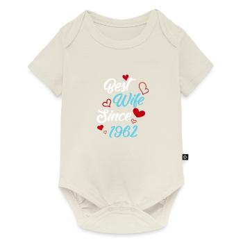 Anniversary Best Wife Since 1962 Wedding - Baby Premium short-sleeve bodysuit - off white - Front