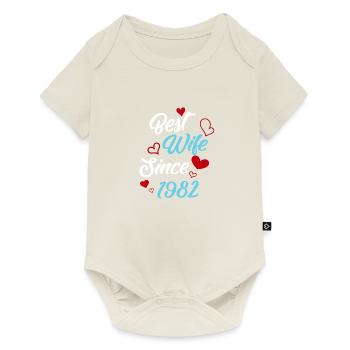 Anniversary Best Wife Since 1982 Wedding - Baby Premium short-sleeve bodysuit - off white - Front