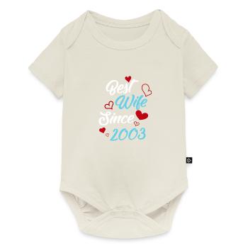 Anniversary Best Wife Since 2003 Wedding - Baby Premium short-sleeve bodysuit - off white - Front