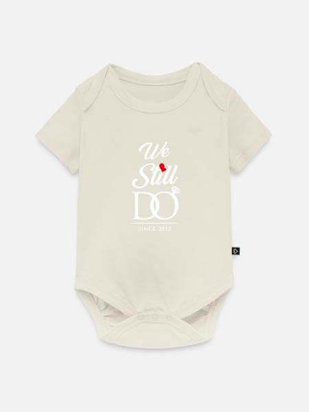 We Still Do Since 2012 Wedding Anniversary - Premium kortærmet baby-body  - råhvid