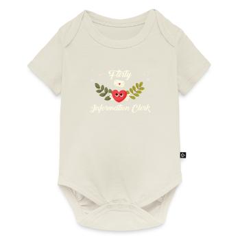 Commis à l’information Flirty - Body à manches courtes Premium Bébé - blanc cassé - Devant