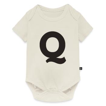 Q - Baby Premium short-sleeve bodysuit - off white - Front