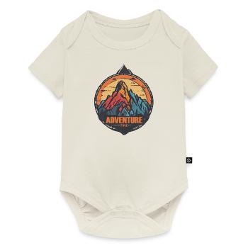 Adventure / Mountains / Peaks / Hiking / Hiking - Baby Premium short-sleeve bodysuit - off white - Front