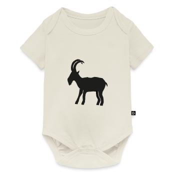 Chèvre - Body à manches courtes Premium Bébé - blanc cassé - Devant