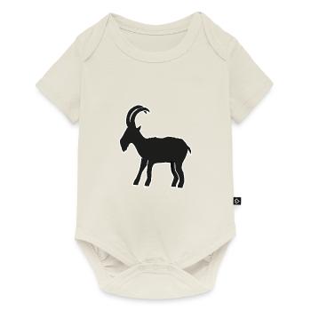 Goat - Baby Premium short-sleeve bodysuit - off white - Front