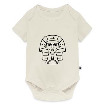 Sphinx Symbol Ägypter Gizeh Ägypten Pharao - Baby Premium Kurzarmbody - Naturweiß - Vorne