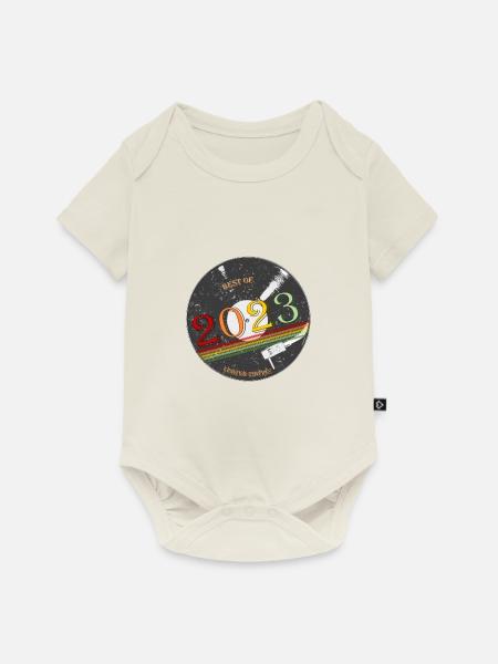 record 2023 - Baby Premium Kurzarmbody - Naturweiß