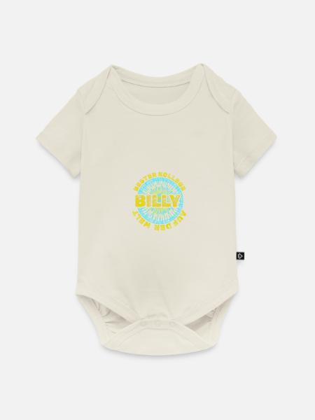 Arbeitskollege Billy - Baby Premium Kurzarmbody - Naturweiß