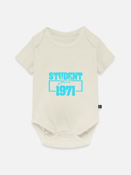 seit 1971 - Baby Premium Kurzarmbody - Naturweiß