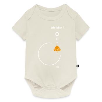 cucu - Freier Goldfisch - Baby Premium Kurzarmbody - Naturweiß - Vorne