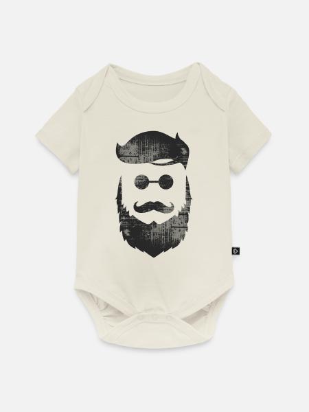 Like A Sir - Baby Premium Kurzarmbody - Naturweiß