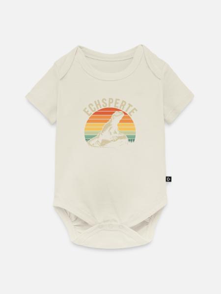 Echsperte Echspertin Lustiger Wortwitz Reptilien - Baby Premium Kurzarmbody - Naturweiß