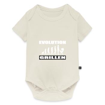 BBQ - Baby Premium Kurzarmbody - Naturweiß - Vorne