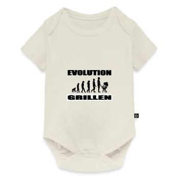 BBQ - Baby Premium Kurzarmbody - Naturweiß - Vorne
