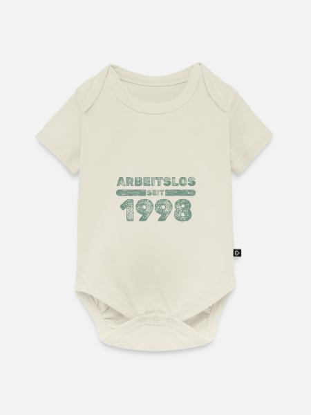 Witzig 1998 - Baby Premium Kurzarmbody - Naturweiß
