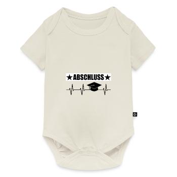 Abschluss - Baby Premium Kurzarmbody - Naturweiß - Vorne