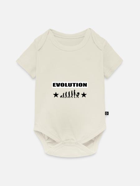BBQ - Baby Premium Kurzarmbody - Naturweiß