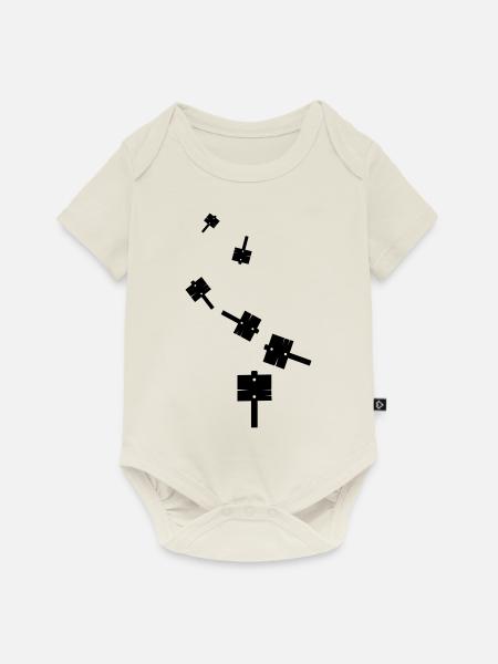 Wegweiser icon - Baby Premium Kurzarmbody - Naturweiß