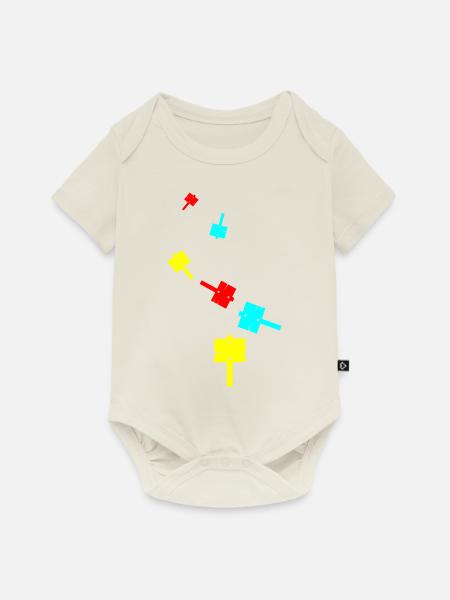 Wegweiser icon - Baby Premium Kurzarmbody - Naturweiß