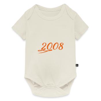 Year 2008 - Baby Premium short-sleeve bodysuit - off white - Front