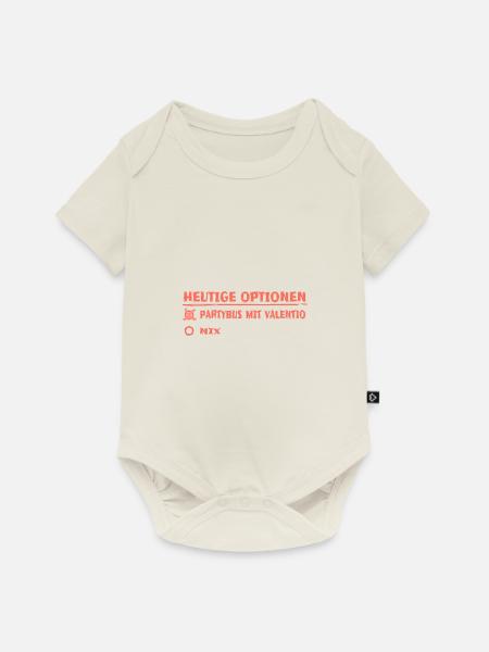 valentina - Baby Premium Kurzarmbody - Naturweiß