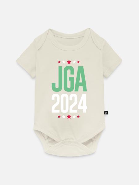 Jga 2024 Junggesellenabschied - Baby Premium Kurzarmbody - Naturweiß