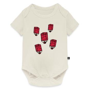 Sky lantern Chinese lantern Sky lantern - Baby Premium short-sleeve bodysuit - off white - Front