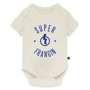 SUPER FRANGIN - Body à manches courtes Premium Bébé - blanc cassé - Devant