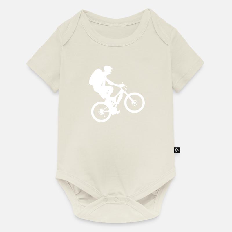 Biker - Body à manches courtes Premium Bébé - blanc cassé